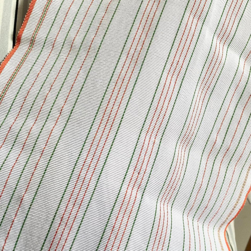Ethnic Inspirations - Hand Woven Backstrap Loinloom Khiamniungan womens traditional white and red stole M