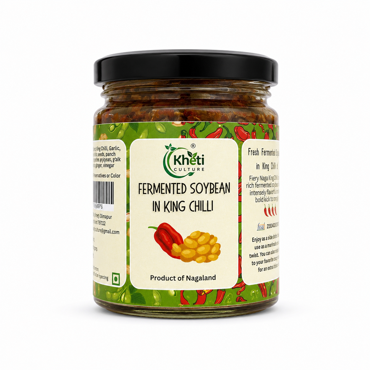 Fermented Soybean in King Chilli 150gm- Kheti Culture