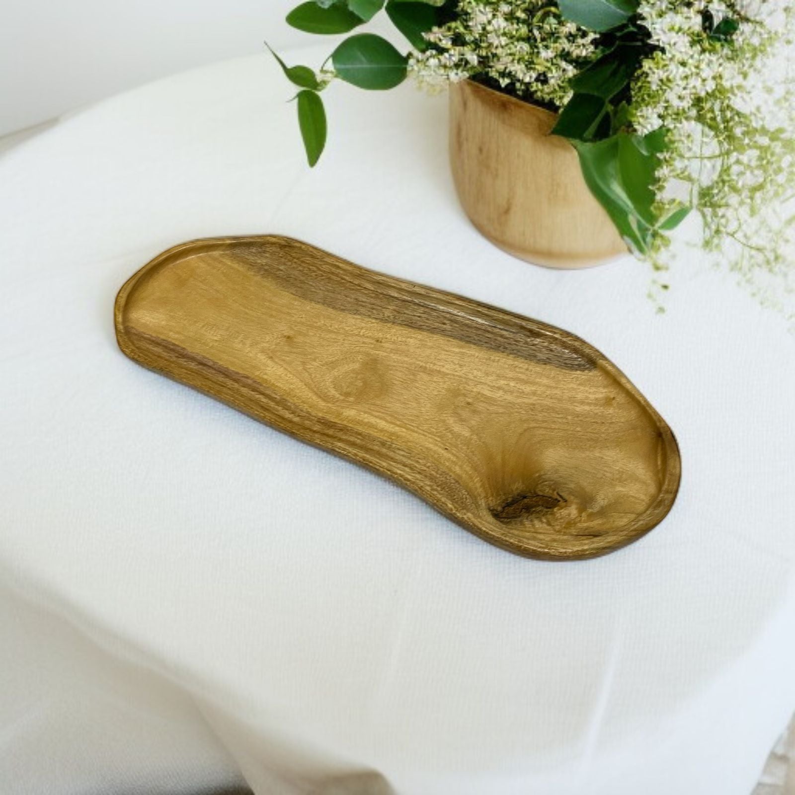 Flat Design Platter Light Wood - Custom Creation