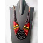 Customized multi strands Naga Seed Beads Necklace - Flower Child