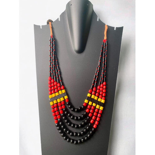 Customized multi strands Naga Seed Beads Necklace - Flower Child