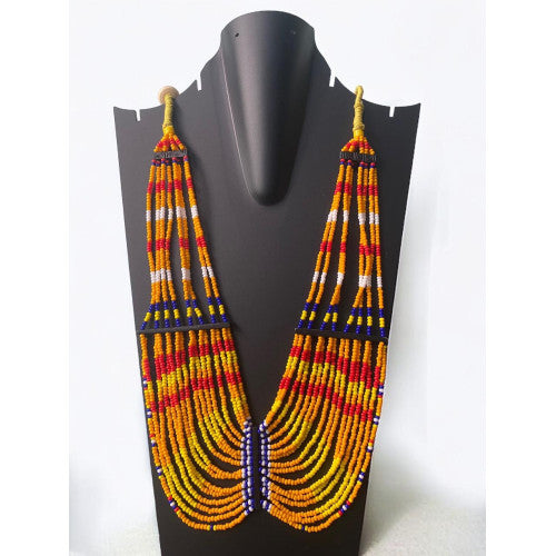 Flower Child-Multi Strands Colorful Seed Beads customized Necklace