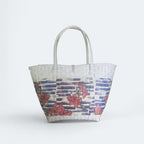 Flowerchild-Red Lily Flower with white and black basket