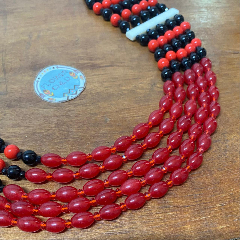Flowerchild Five Strands Classic Necklace