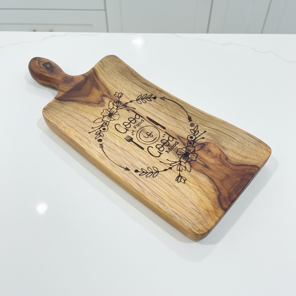 Good food wooden platter - Custom Creations