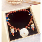 Flowerchild Gorgeous Precious stone Ao women necklace set