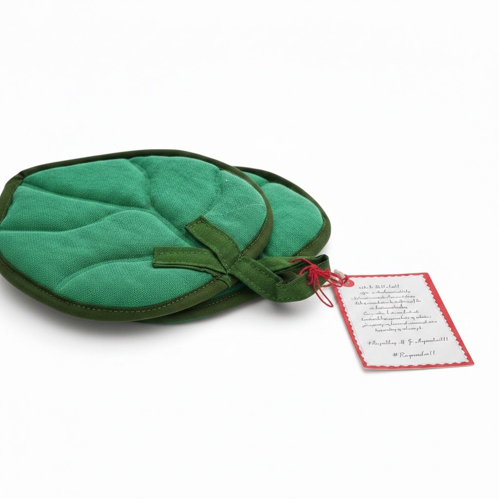 Green leaves pot holder