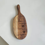 Home where you treat your friends like family chopping board - Custom Creations