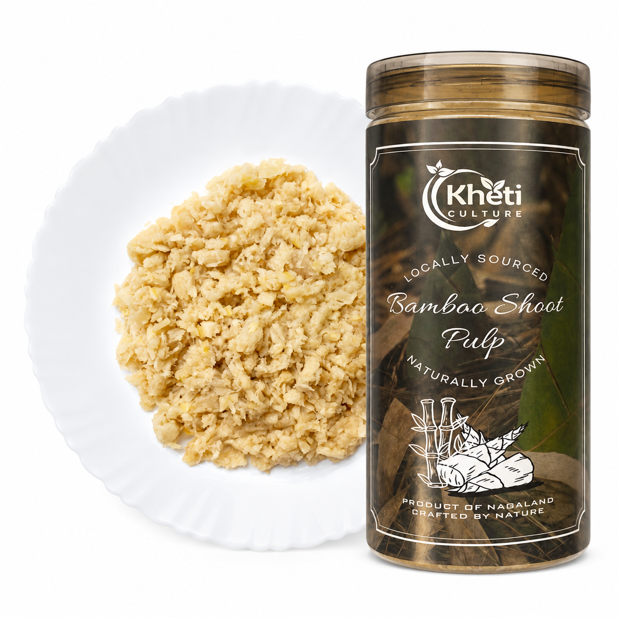 Kheti Culture Fermented bamboo shoot pulp 500 gm