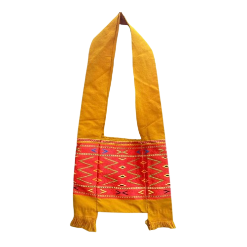 Konyak motif Orange Sling bag-Ethnic Inspiration