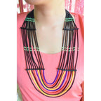 Flower child - Konyak Naga beaded necklace
