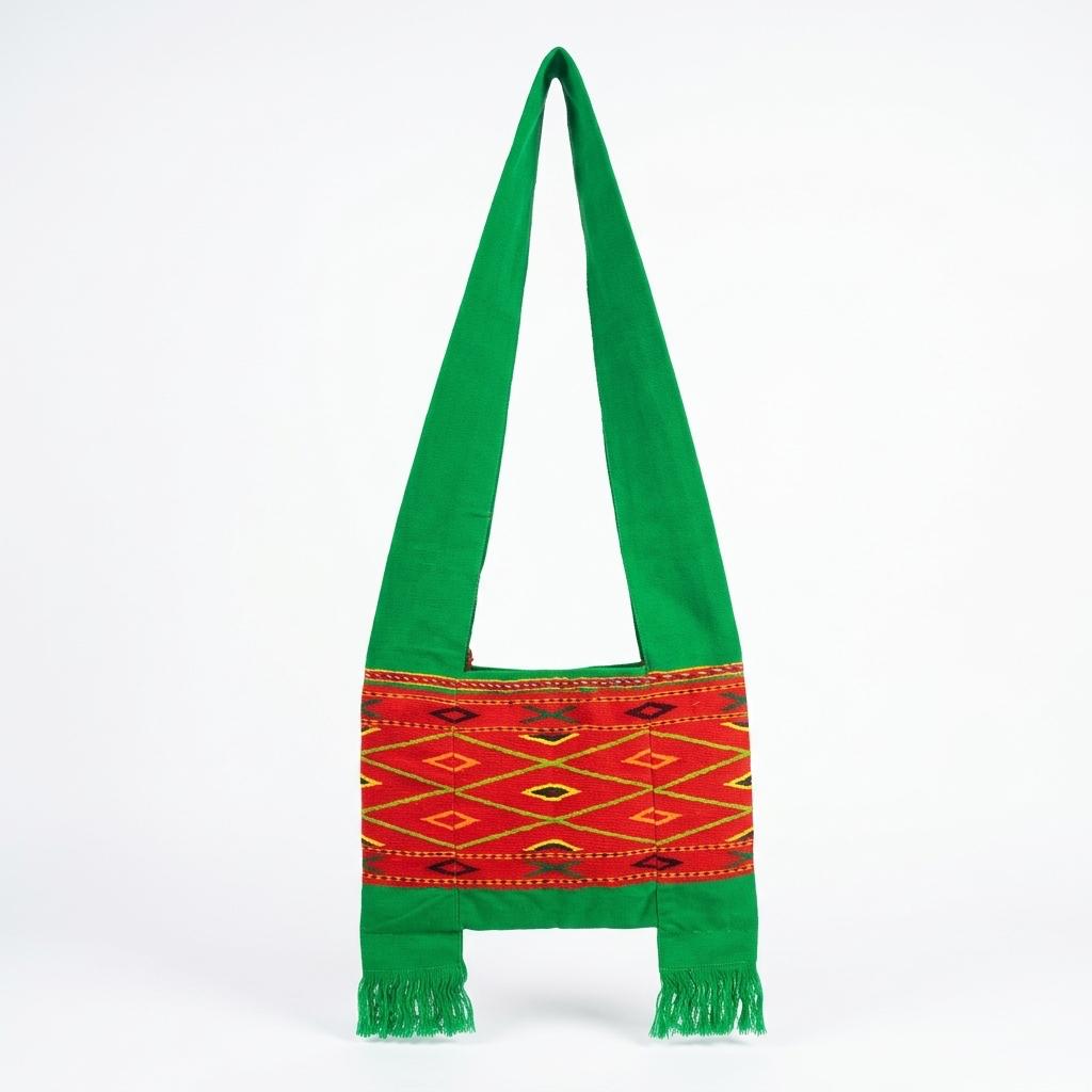 Konyak Sling bag (Green) - Ethnic Inspiration