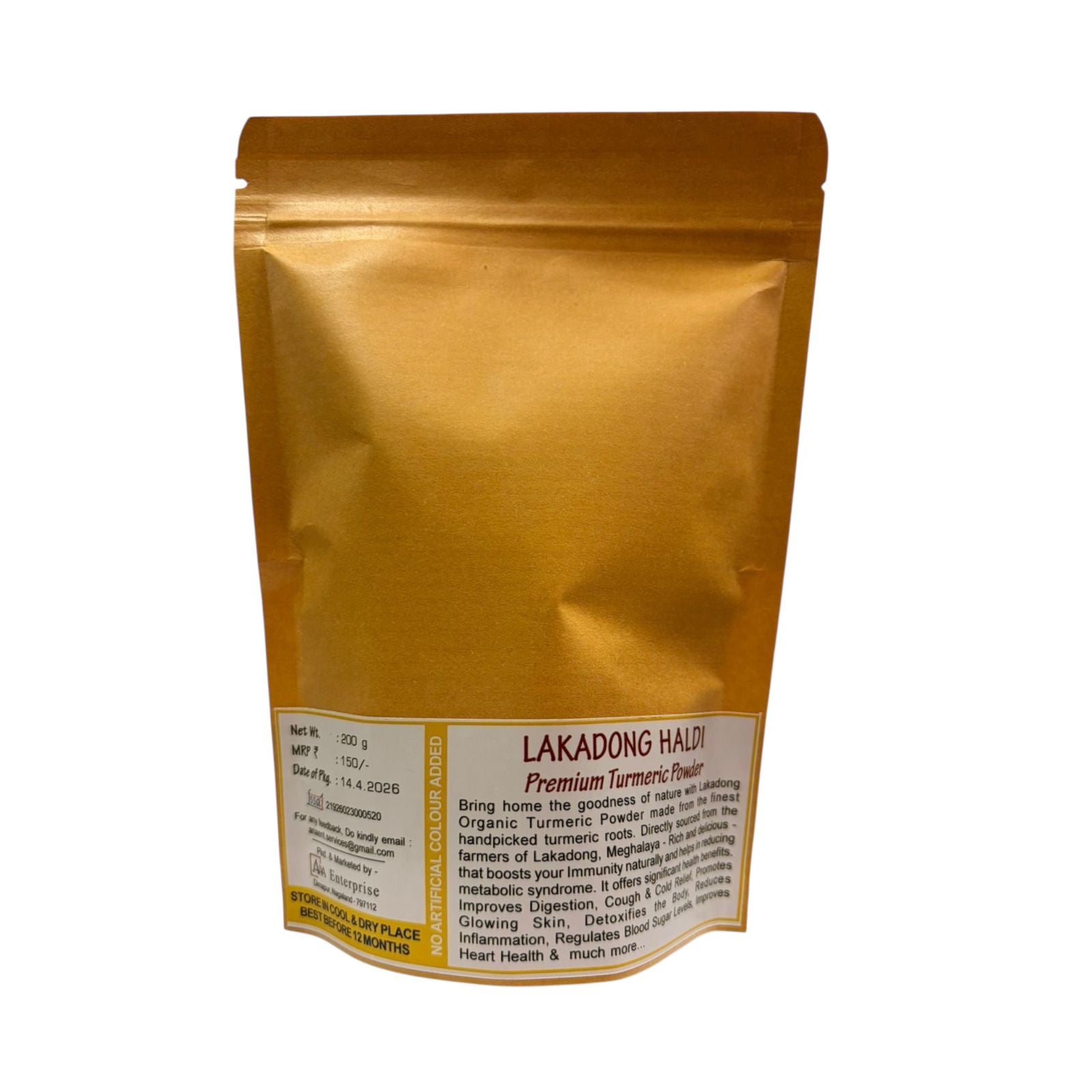 Lakadong Haldi ( premium turmeric powder) 200gm