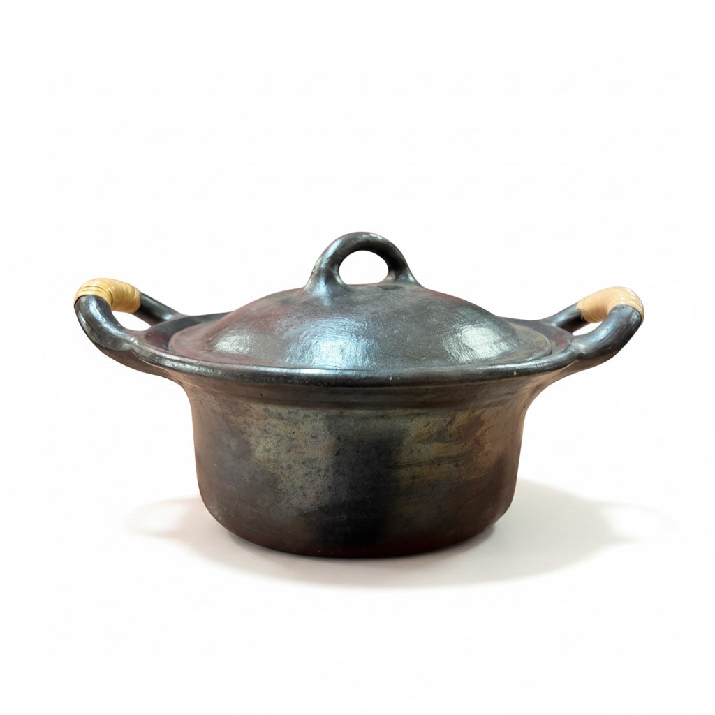 Longpi Kadhai Clay Earthware Pot 4lt- KCY Enterprise