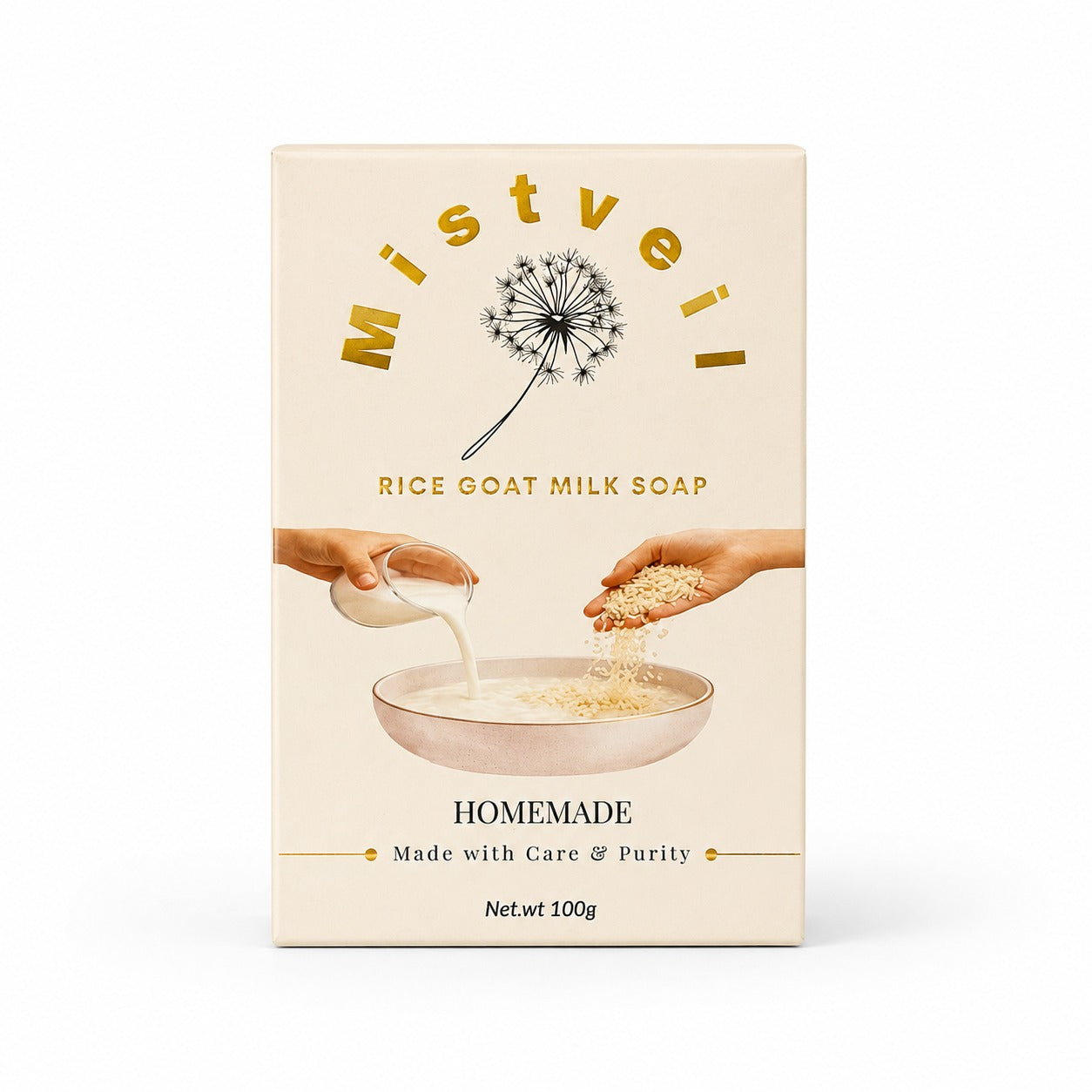 Mistveil- Rice Goat Milk Soap