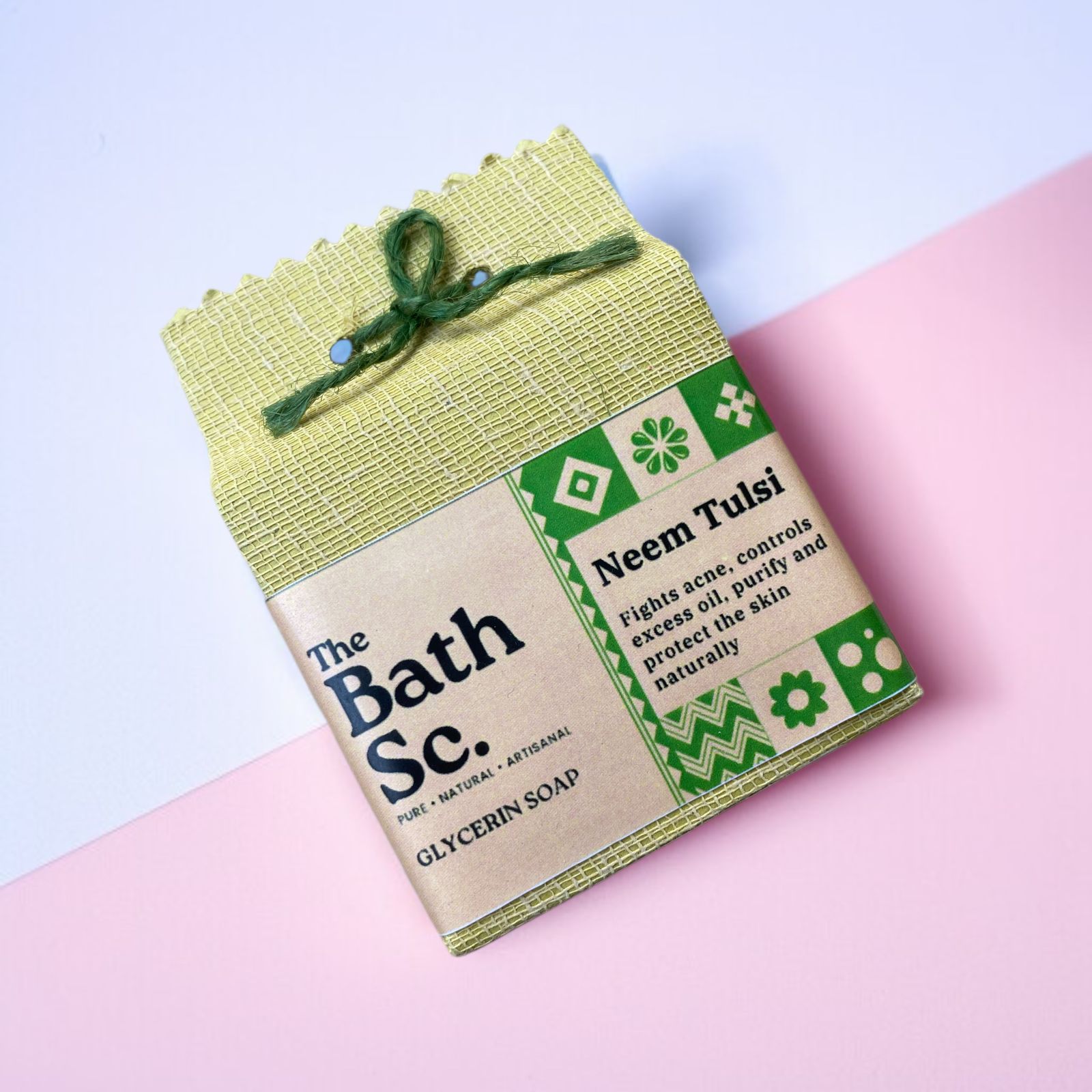 Neem Tulsi Glycerin Soap - The Bath Sc.