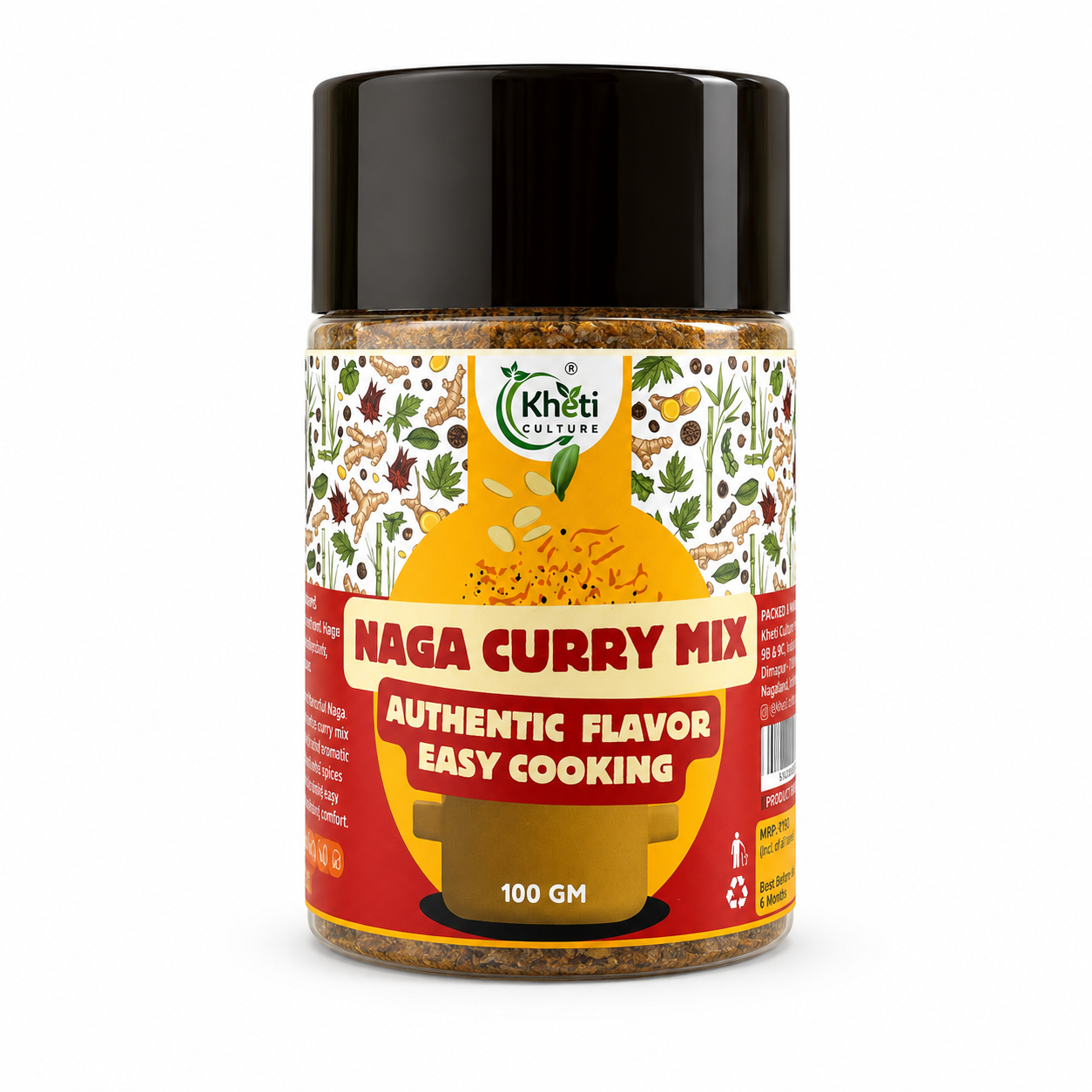 Kheti Culture -Naga Curry Mix 100gm