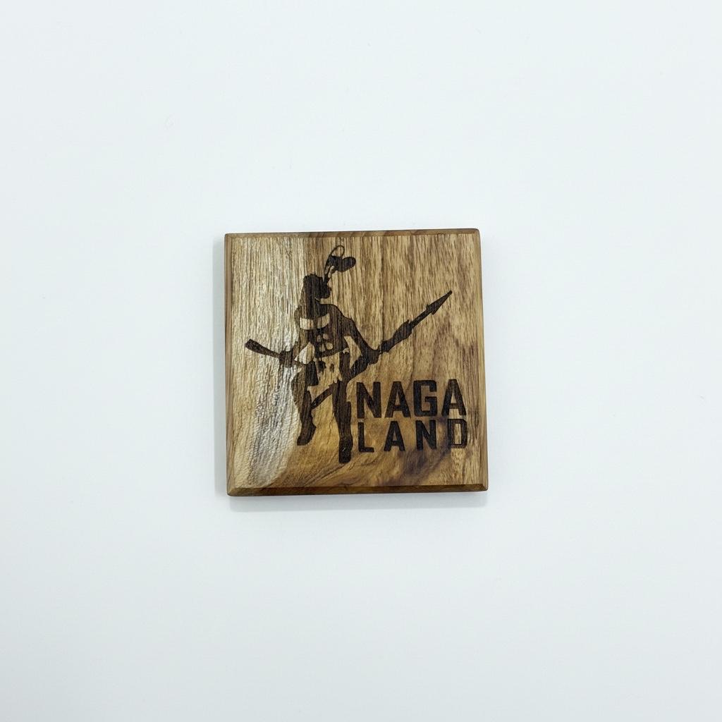 Naga warrior wood magnet- Custom Creations