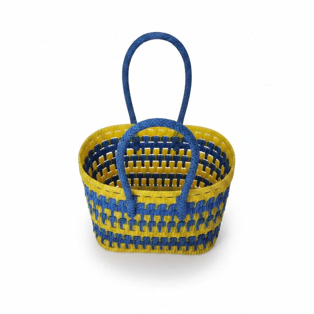 Plastic wire basket