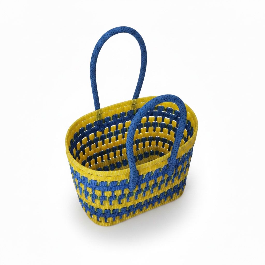 Plastic wire basket