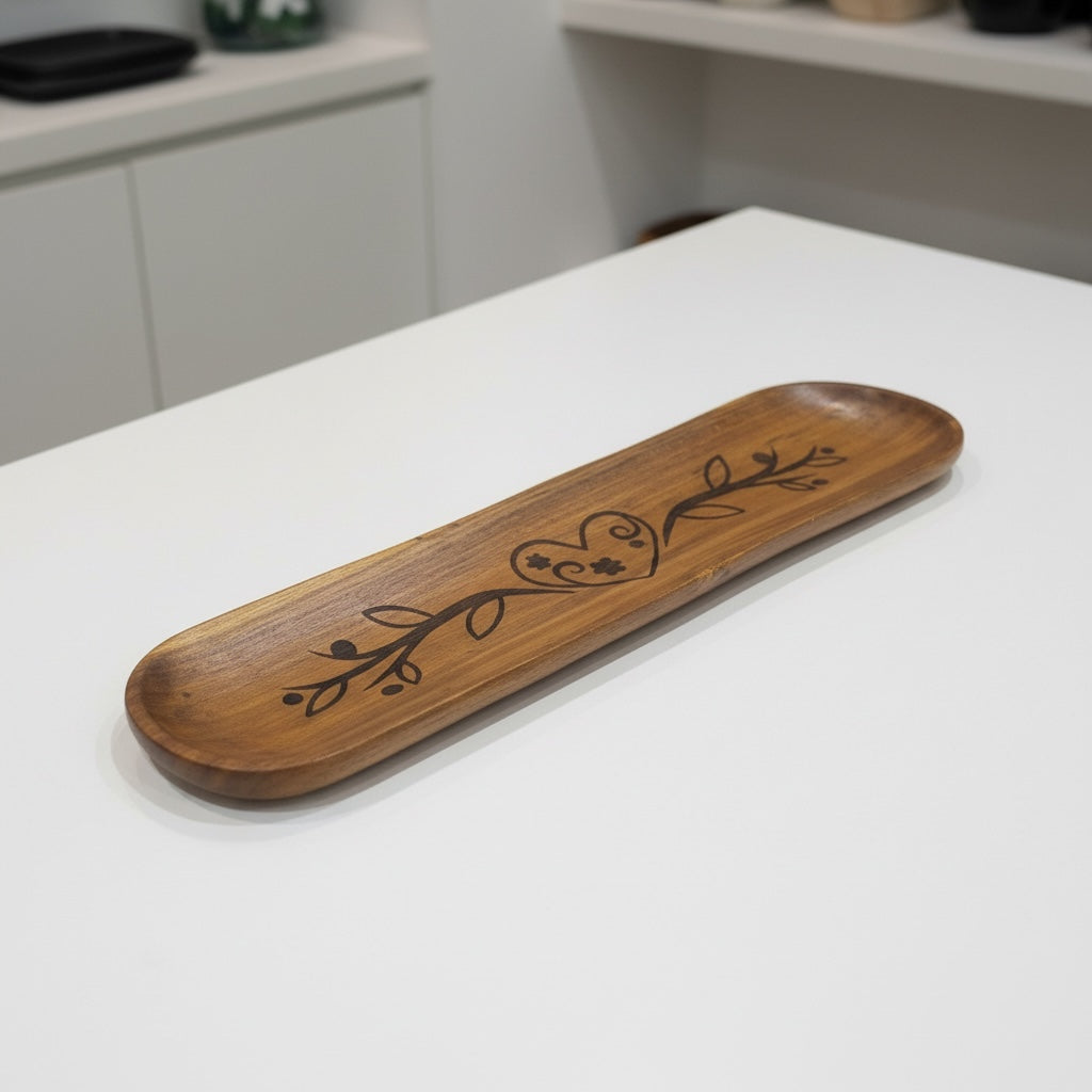 Platter love picture wooden platter- Custom Creations