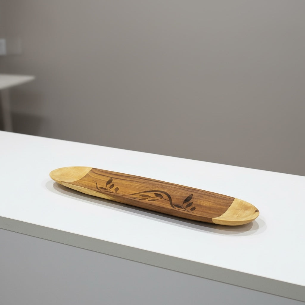 Platter oval shape wooden platter- Custom Creations