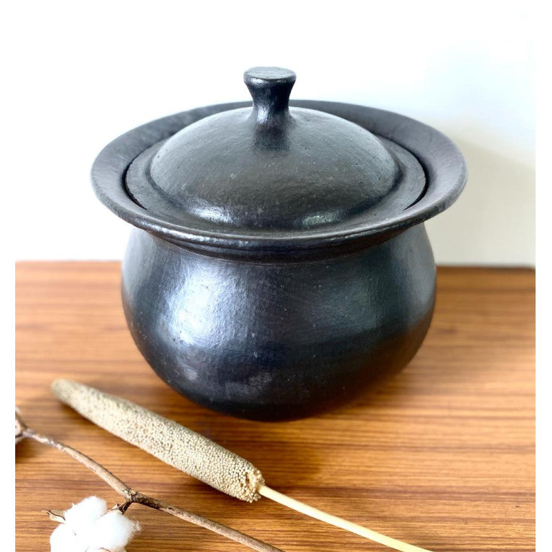 Pottery Clay Cooking Pot Earthenware 5liter - Indigi Crafts