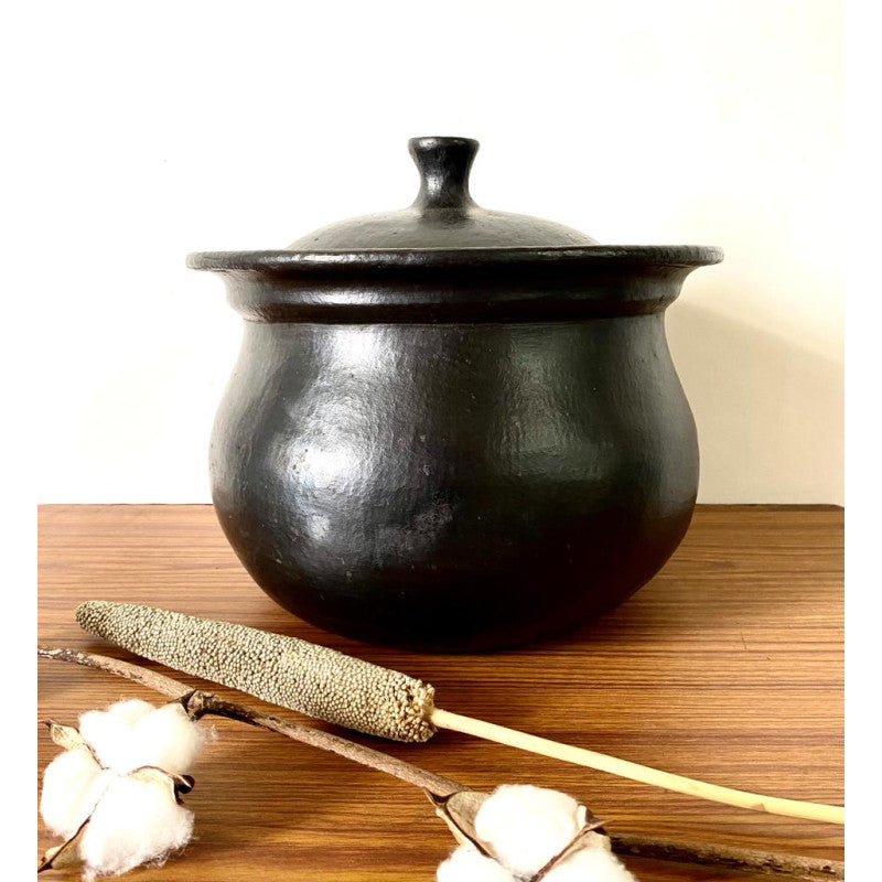 Pottery Clay Cooking Pot Earthenware 7liter - Indigi Crafts