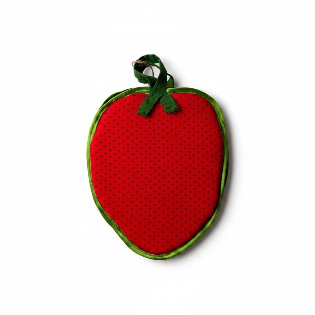 Red strawberry pot holder- prodigal home