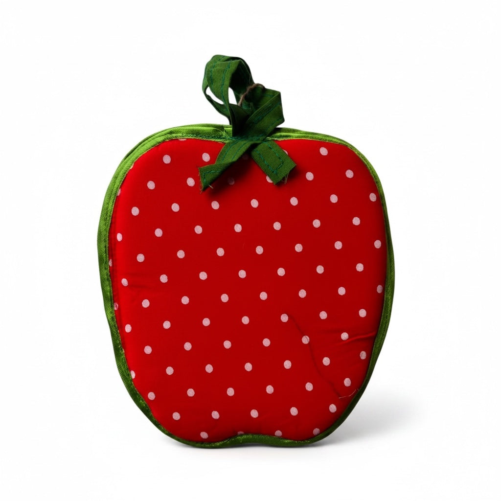 Red strawberry polka dot pot holder- prodigal home
