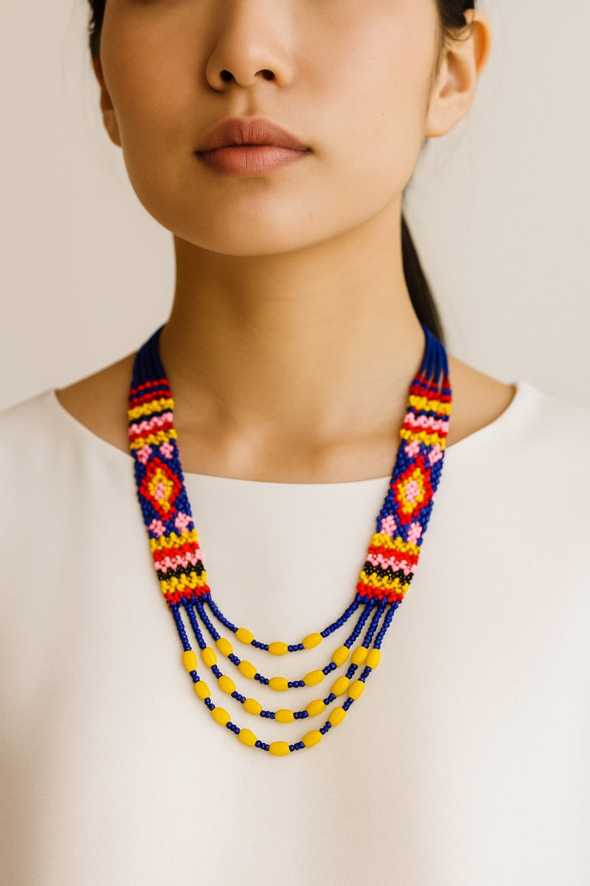 Royal-Blue-Tribal-Rikhu-Necklace-Dimasa-Ethnic-Collections