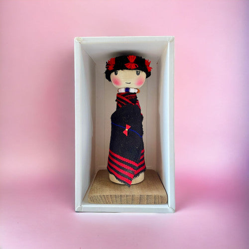 SUMI boy traditional wooden doll - Ikali's Studio