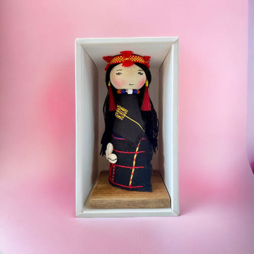 SUMI girl traditional wooden doll - Ikali's Studio