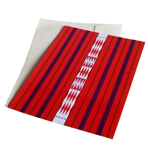 soyachunks tribal phom naga shawl greeting cards