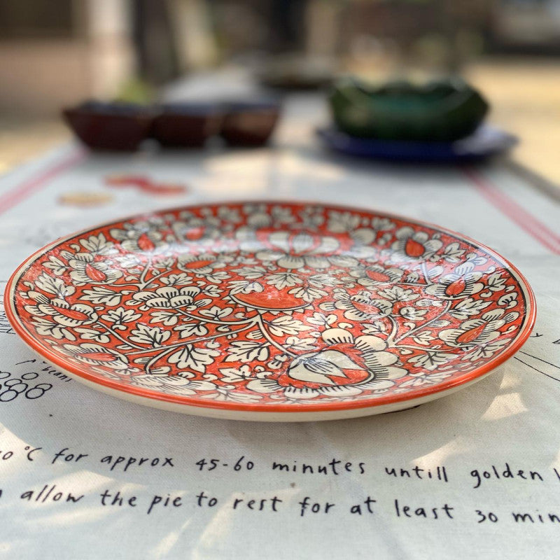 Stunning hand painted decorative plates - The Knot and Bow.