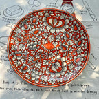 Stunning hand painted decorative plates - The Knot and Bow.
