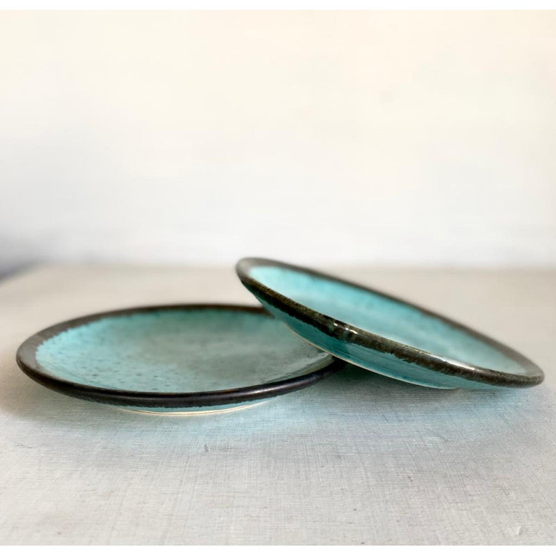 Sulu quarter Ceramic Plate 7 Dia - The Knot and Bow