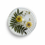Sunshine -daisy -white -scallop- incense -stand - Resin by Achila