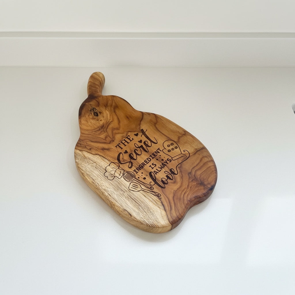 The secret ingreduent pear shape platter - Custom Creations