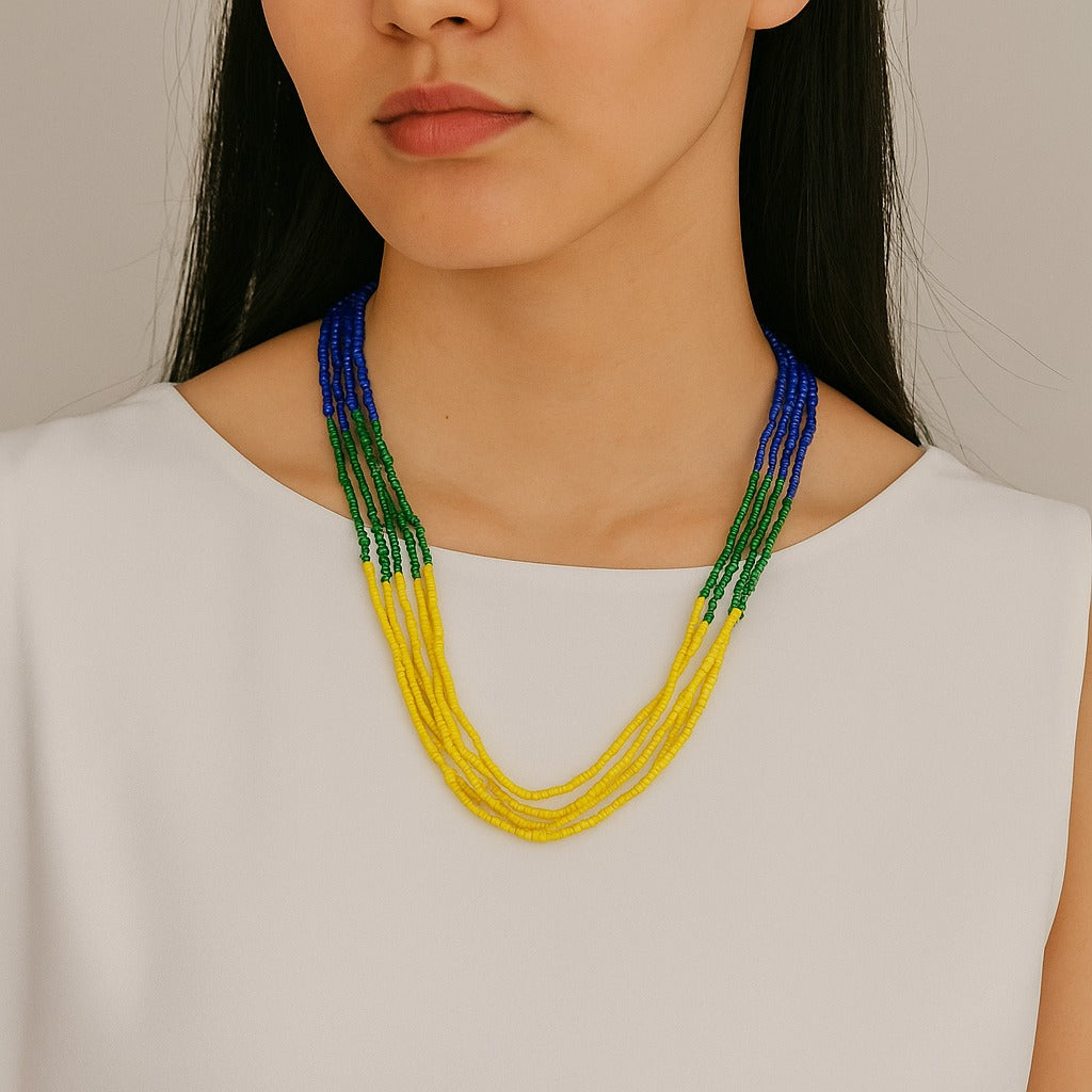 Vibrant-Multi-Color-Bead-Necklace-Flowerchild
