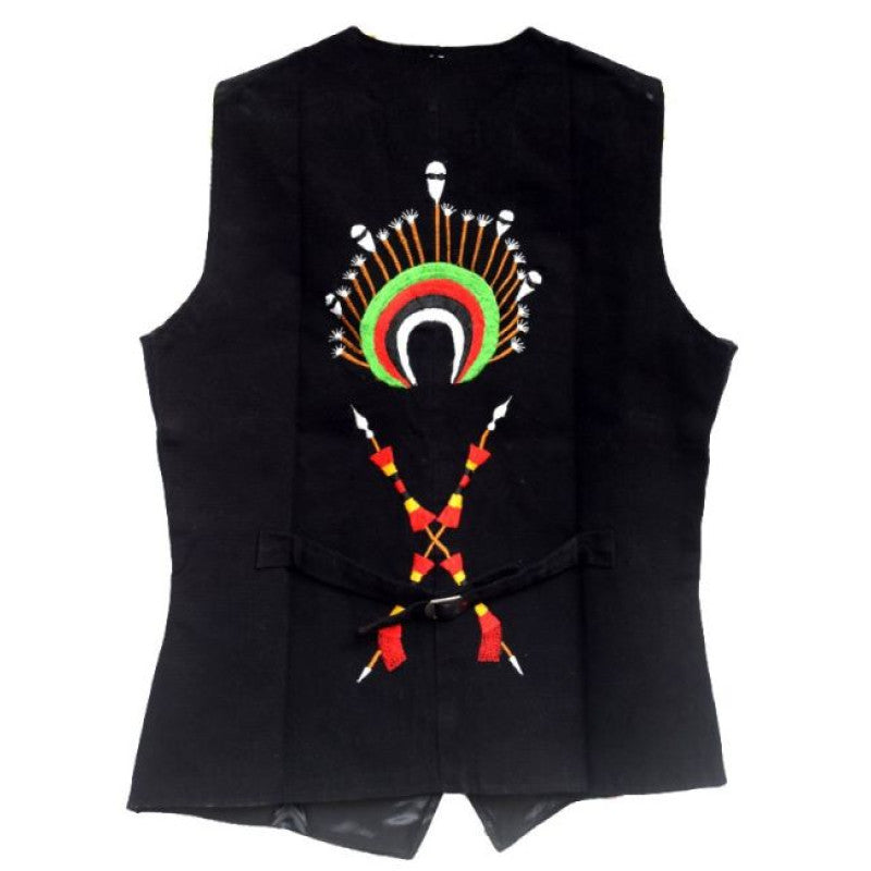 Waistcoat of Angami Naga Traditional motif - Ethnic Inspirations