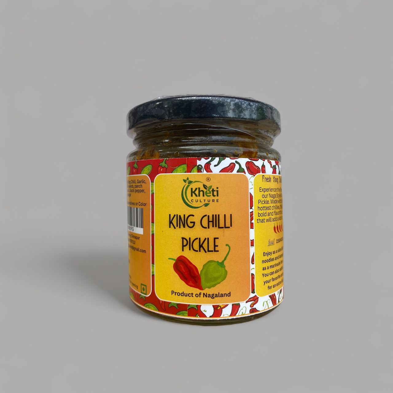Fresh King Chilli Pickle - Kheti Culture