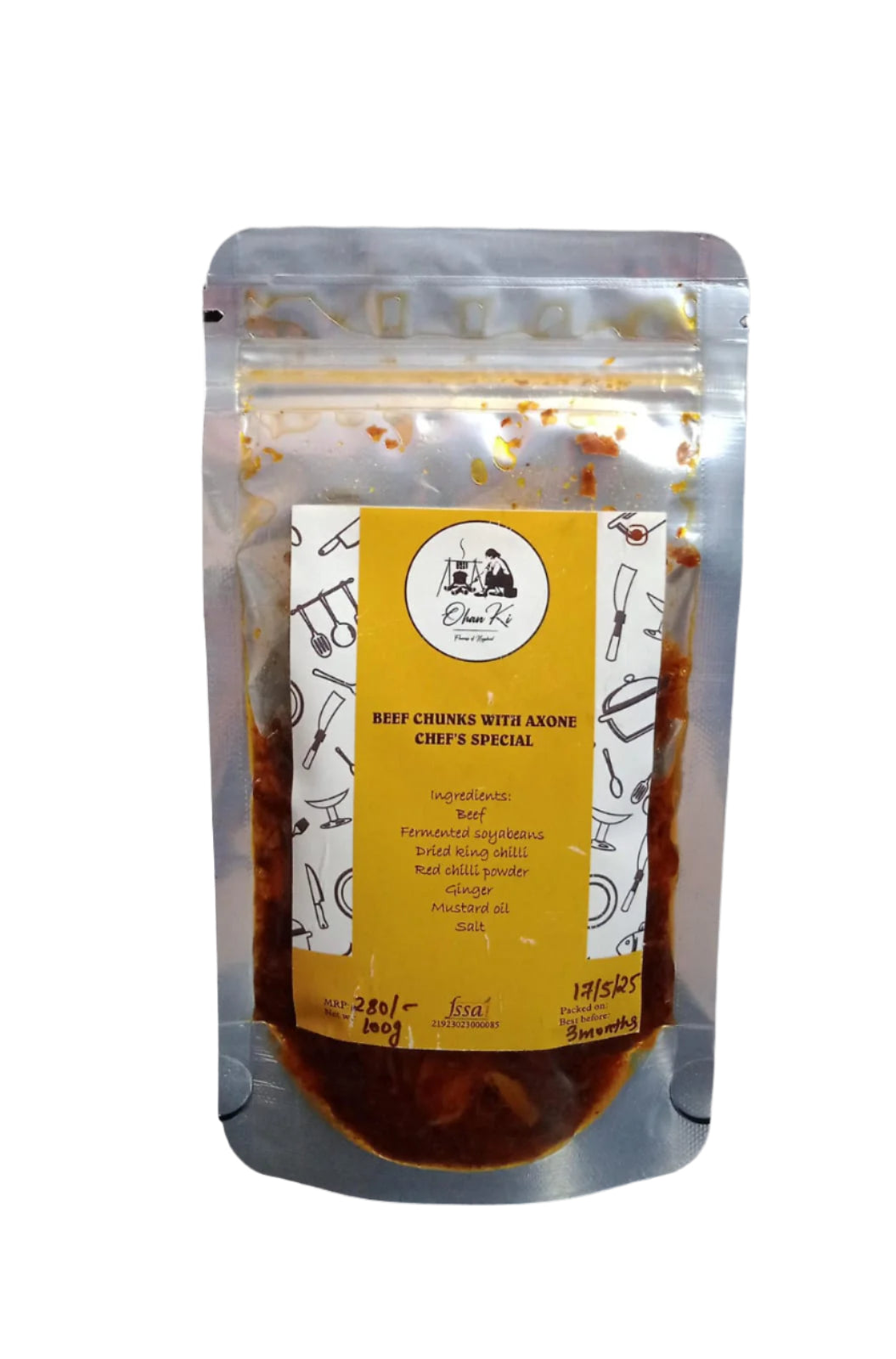 Ohan ki - Beef Chunks with Axone 100gm