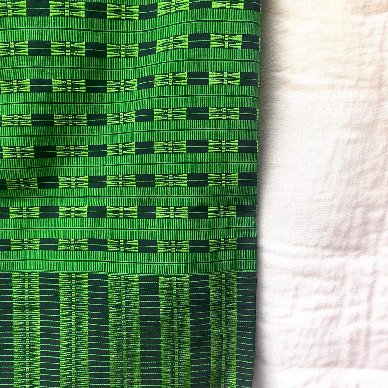 Green Ao Mekhela Woman Wrap Around - Ethnic Inspirations