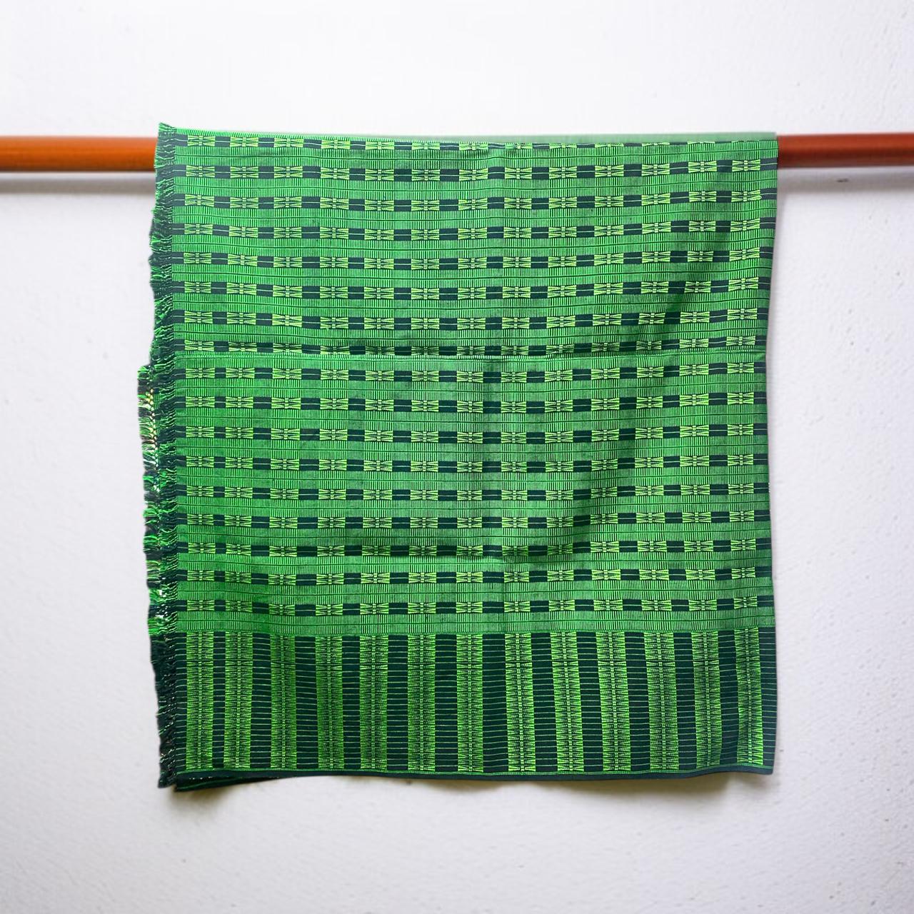 Green Ao Mekhela Woman Wrap Around - Ethnic Inspirations