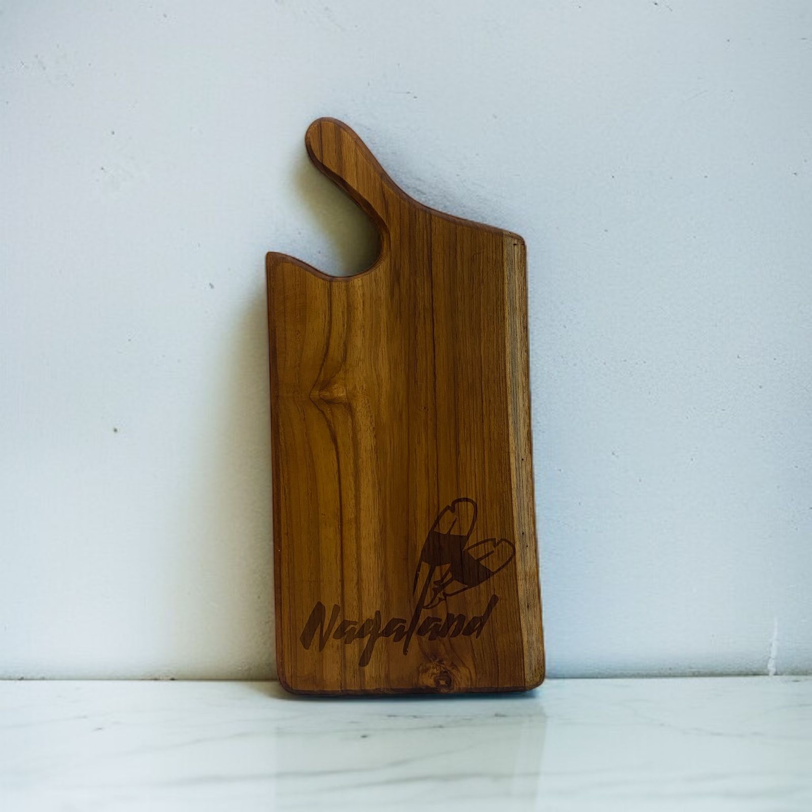 Chopping Board Large Nagaland Rectangular Straight Handle - Custom Creation