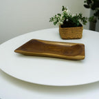 Fruits Display Platter Teak Wood Carved Design - Custom Creation