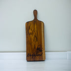 Chopping Board Long Nagaland Curve Design Carved Handle - Custom Creation
