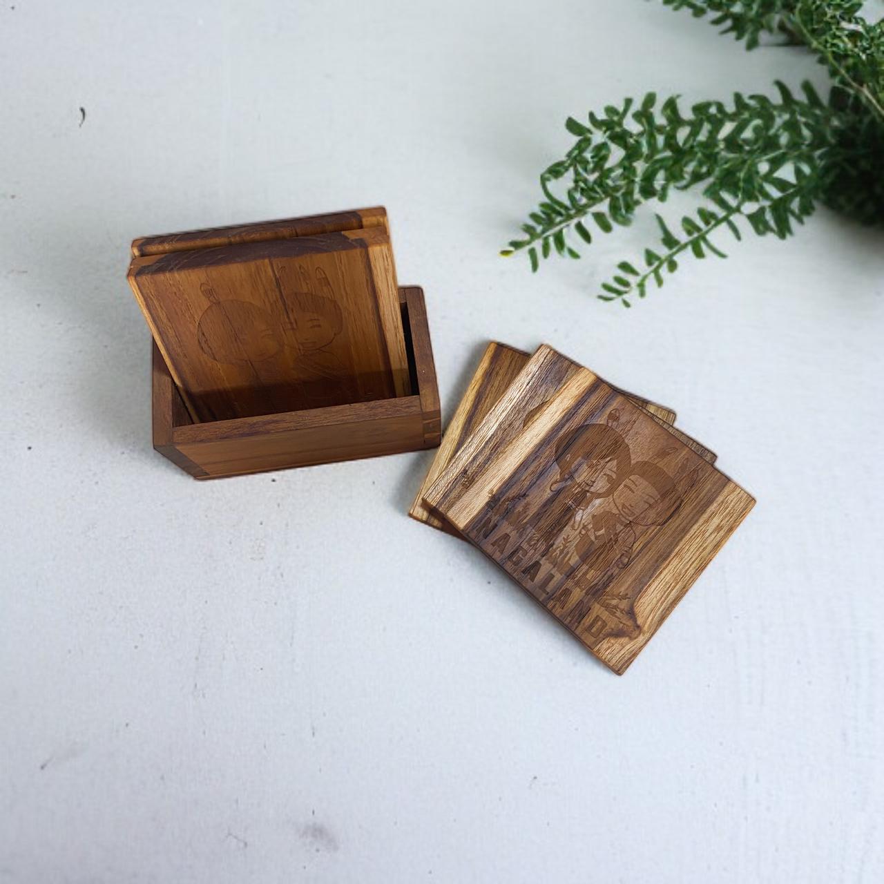 Coasters Nagaland Couple Square - Custom Creations