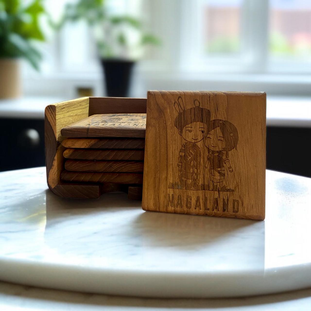 Coaster Naga Couple Flat Case - Custom Creations